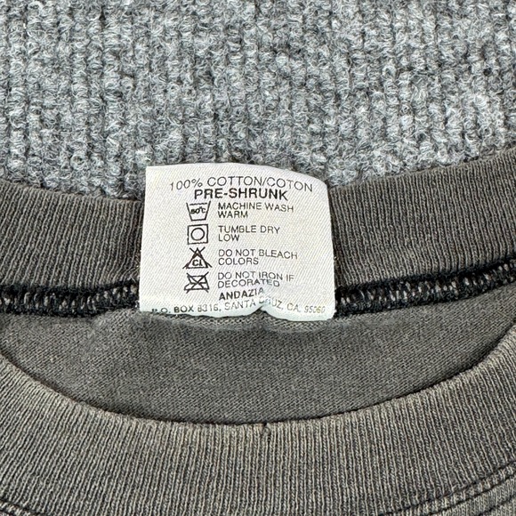 Andazia Geometric Graphic T Shirt Mens L Black Made in USA Vintage 90s Art - Picture 2 of 10